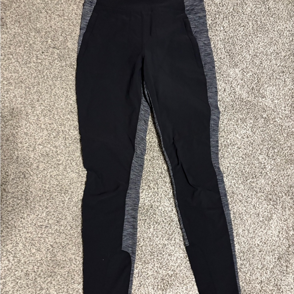 Athleta Black  and Gray Athletic Leggings